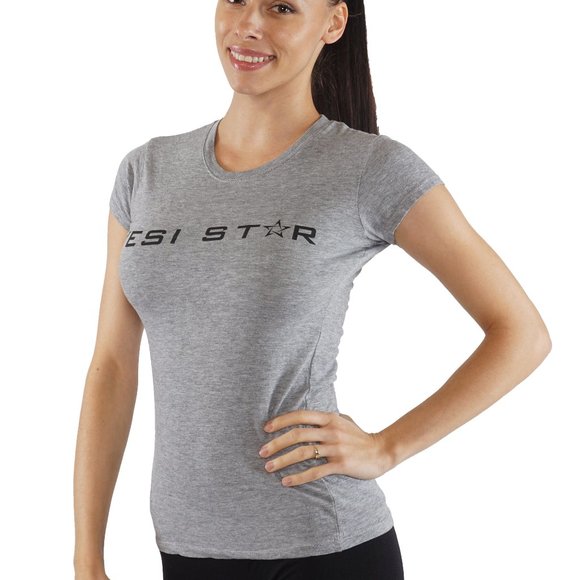 Vesi Star Tops - Cotton Slim Fit T-shirts U- neck short sleev